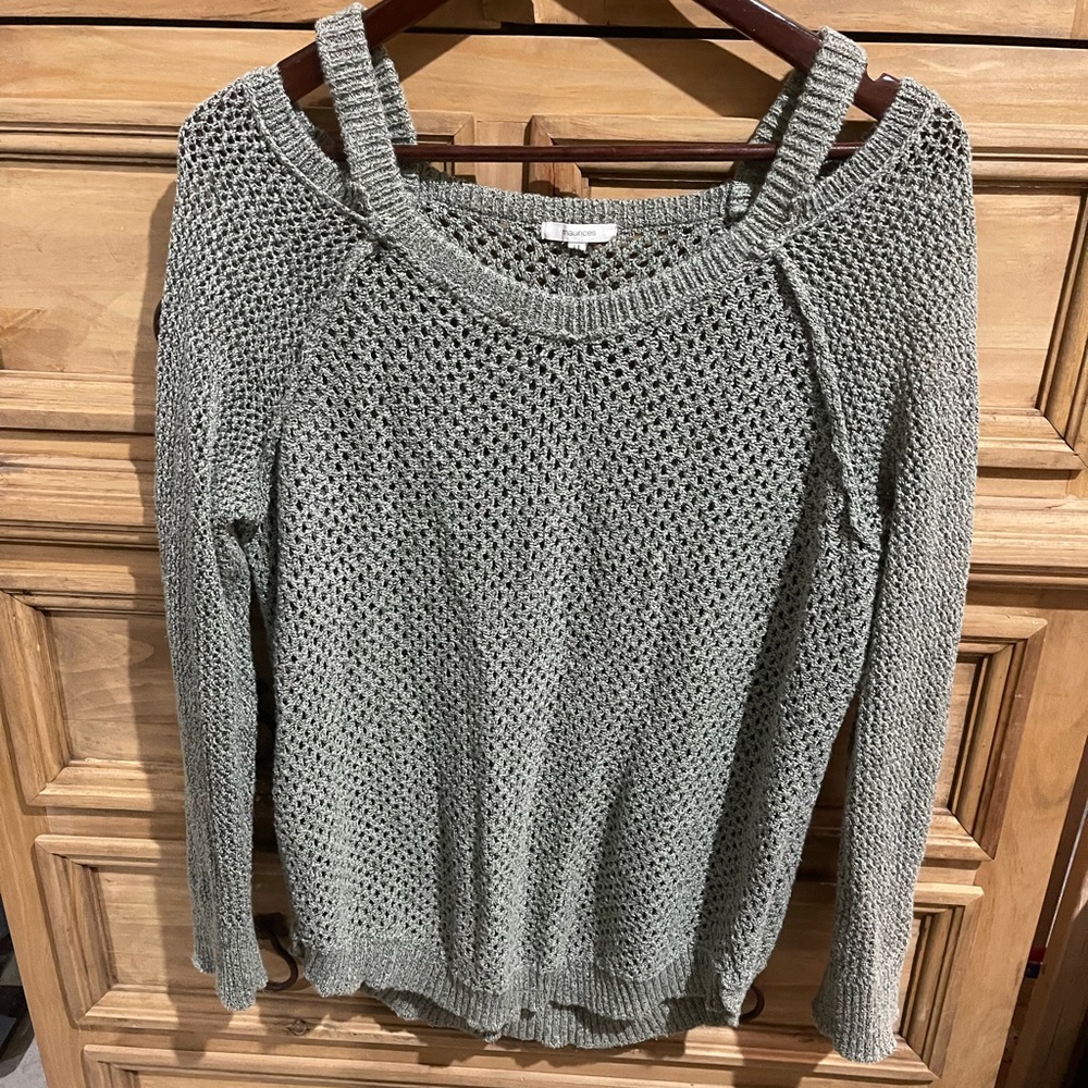 Women’s Maurice’s cold shoulder knit sweater